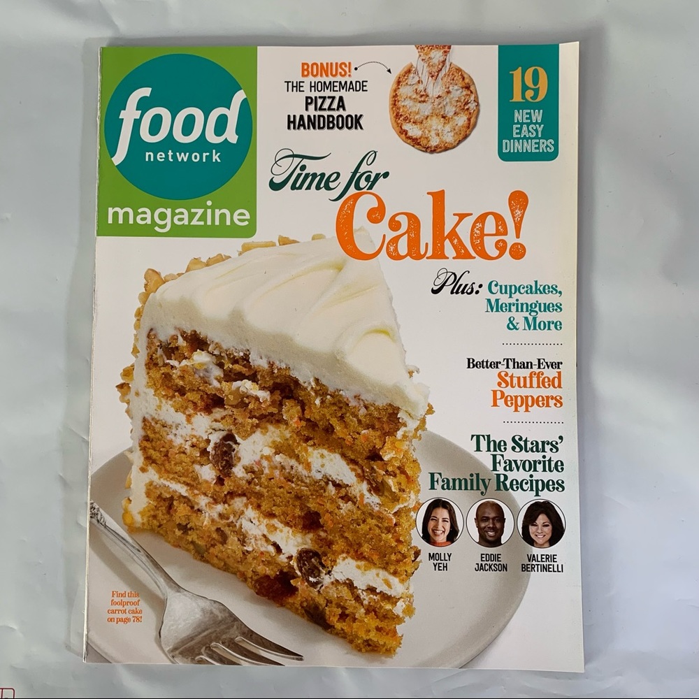 Food Network Magazine May 2021 Time For Cake Pizza Handbook Stuffed Peppers